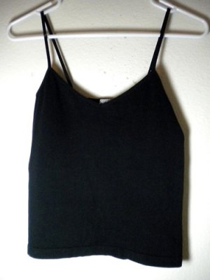 Heart Moon Star Black Cami Camisole - Women's Intimate Wear, One Size Fits All