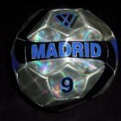 VIZARI Brand Fun Small Size Mini Toy Soccer Ball, Shiny Madrid #9 Design NEW