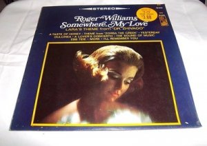 ROGER WILLIAMS Somewhere My Love 1967 Vintage 12" Vinyl 33RPM LP KAPP KS3470 NM