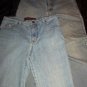 Set of 2 Pair Gloria Vanderbilt Blue Jeans Straight Leg Women's Petite Size 10 M