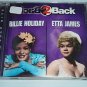 Back 2 Back by Billie Holiday & Etta James (Music CD 1998, Masters Records 1205)
