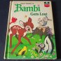 Walt Disney's Bambi Gets Lost, Vintage 1972 Hardcover Book Club Edition Vtg