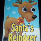 Santa's Reindeer by The Clever Factory (2008, Hardcover Board Book) Christmas