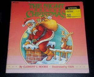The Night Before Christmas by Clement Clarke Moore & Tien (1987, Paperback Book)