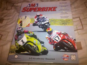 AMA Superbike Racing Game for Windows PC CD-ROM Motorcycle Motocross