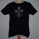 F.U.C. Funky Unique Clothing American Apparel Black Cross T-Shirt, Women's M NEW