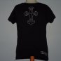 F.U.C. Funky Unique Clothing, Goth Cross Black T-Shirt Women's Size Medium M NEW