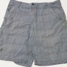 Route 66 Original Clothing Co Casual Black White Plaid Shorts, Men's Size 36 EUC