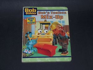 Bob's Toolbox Mix-Up by Kiki Thorpe (2002, Children's Board Book) With 18 Flaps