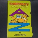 Garfield's Favorites From A To Z, Jim Davis 2005 Hardcover Children's Board Book