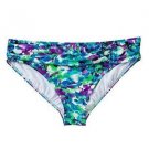 ELLE Watercolor Scoop Bathing Swim Suit Bikini Bottoms NWT NEW Size 12 Regular