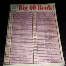 Vintage 60's Sheet Music BIG 40 BOOK Vocal Album & Guitar Chords 40 Songs Photos