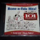 DISNEY 101 Dalmatians BONE-A-FIDE HITS Limited Edition Enhanced Music CD + Video