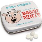 Savory BACON MINTS Pork Flavored Novelty Breath Mints Candy Tin (100 Pieces) NEW