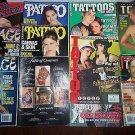 11 Vintage & Newer Tattoo Art Magazines, Savage, International 94-09 Back Issues