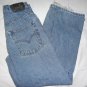 Levi's Vintage Silver Tab Baggy Fit Ladies Denim Blue Jeans, Girls Size 14 Youth