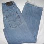 Levi's Vintage Silver Tab Baggy Fit Ladies Denim Blue Jeans, Girls Size 14 Youth