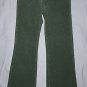 Old Navy Brand Green Casual Boot Cut Corduroy Pants Girls Size 10 Youth Regular