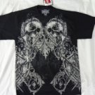 MMA ELITE Official UFC Fighting Skulls Tattoo Art Black T-Shirt, Men's M NEW NWT