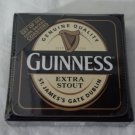 Guinness Beer Logo Official Merchandise Set Of 6 Cork Backed Drink Coasters NEW