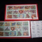 PICTURE LOTO Children's Educational Bingo Match-Up Game in English & French NEW