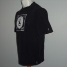 Active Skater Surfer Brand Logo Basic Solid Black T-Shirt, Men's Size XL Vintage