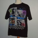 Official Rock Band Rockband Video Game Logo Black T-Shirt Boys Youth Sz Medium M