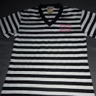 Escaped From Alcatraz San Francisco Prison Stripe T-Shirt Youth Girls Sz XL NWOT