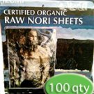 Raw Organic Nori Sheets 100 qty