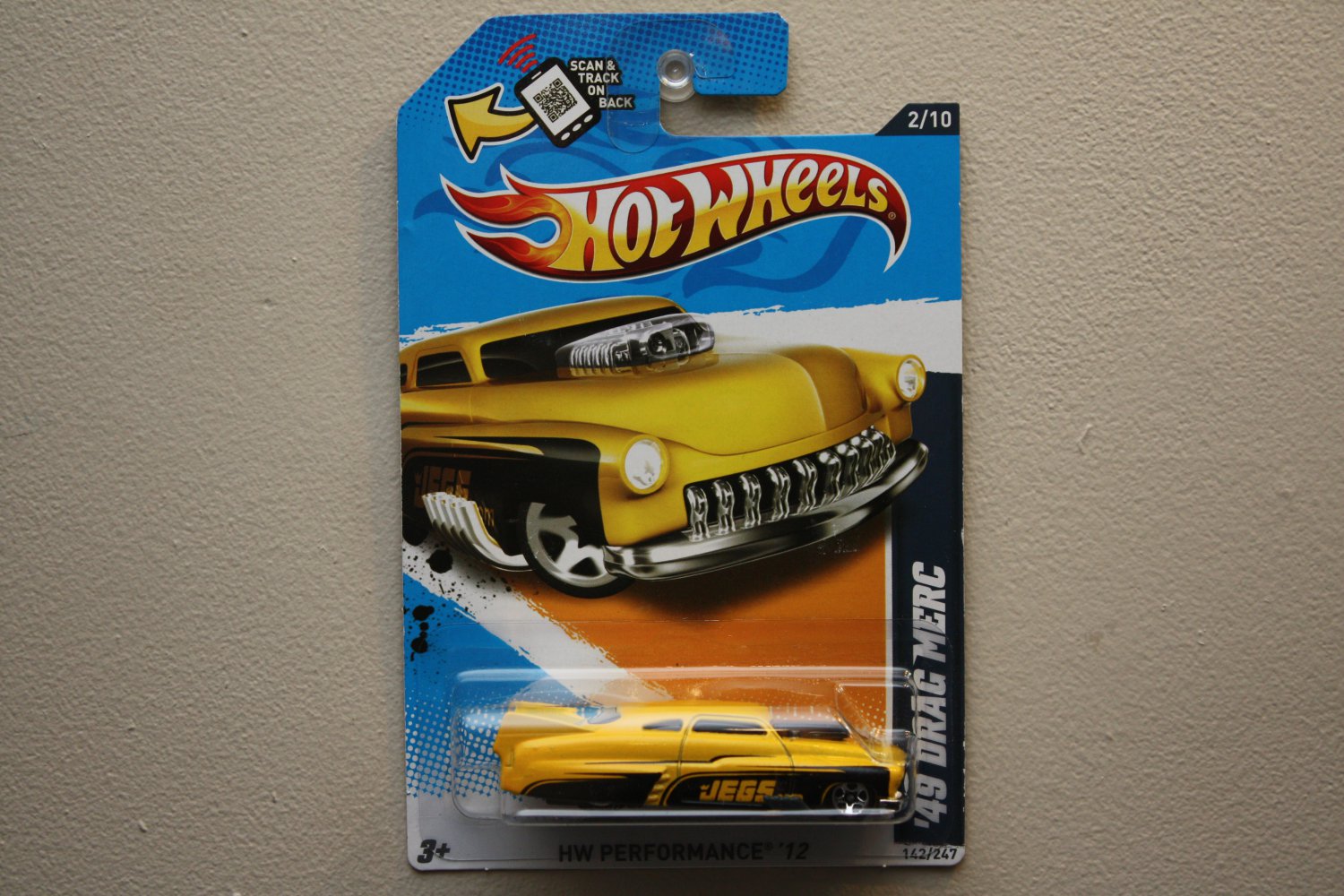 Hot Wheels 2012 Hw Performance '49 Drag Merc (yellow)