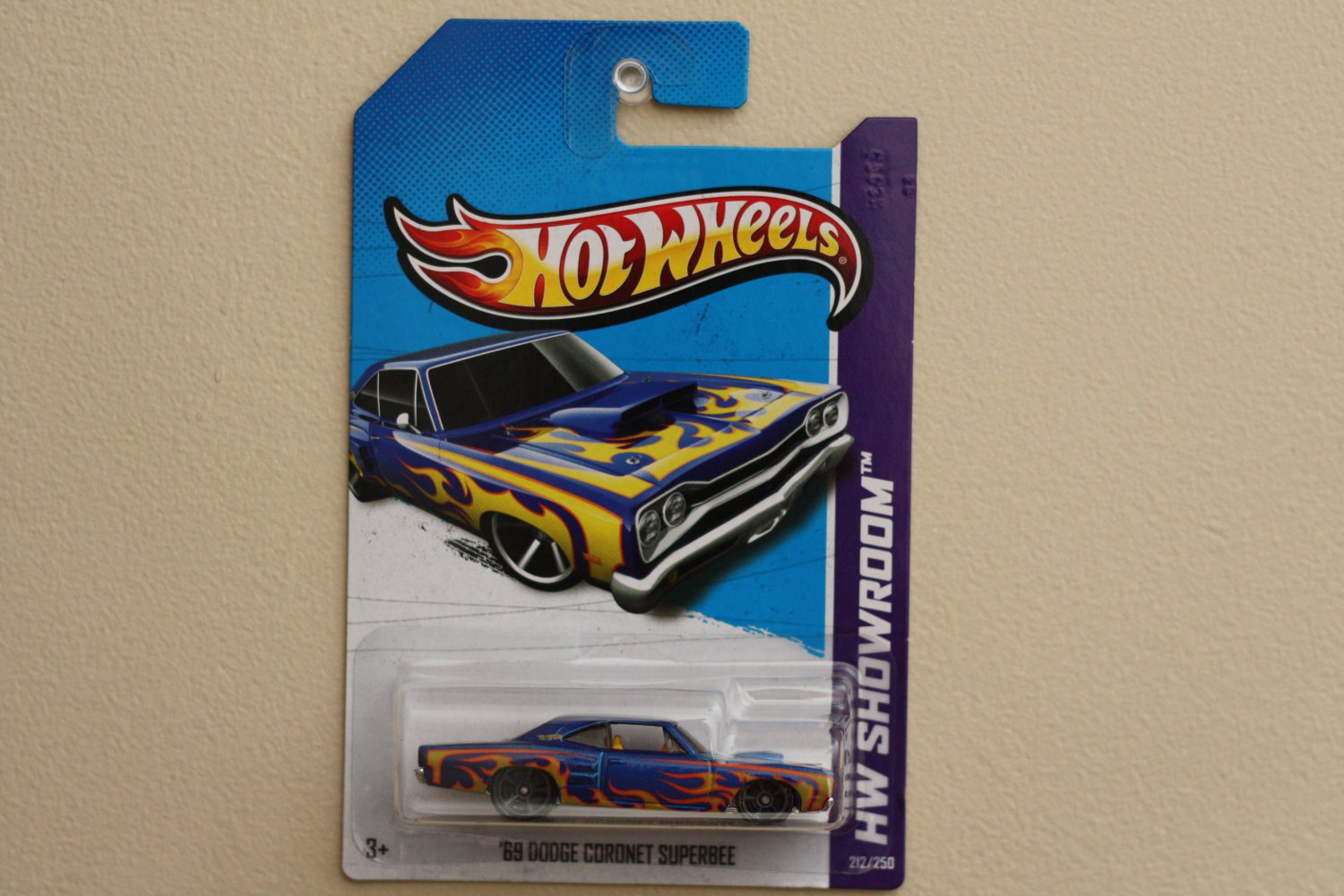 Hot Wheels 2013 HW Showroom '69 Dodge Coronet Super Bee (blue) .