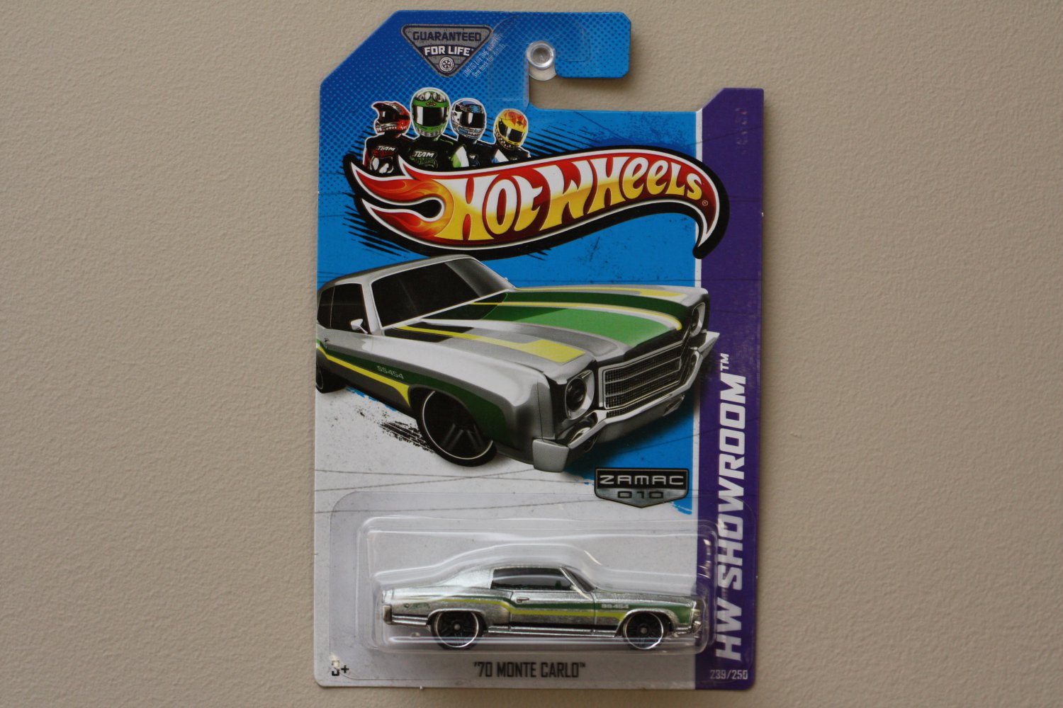 Hot Wheels 2013 Hw Showroom '70 Monte Carlo (zamac Silver - Walmart Excl.)