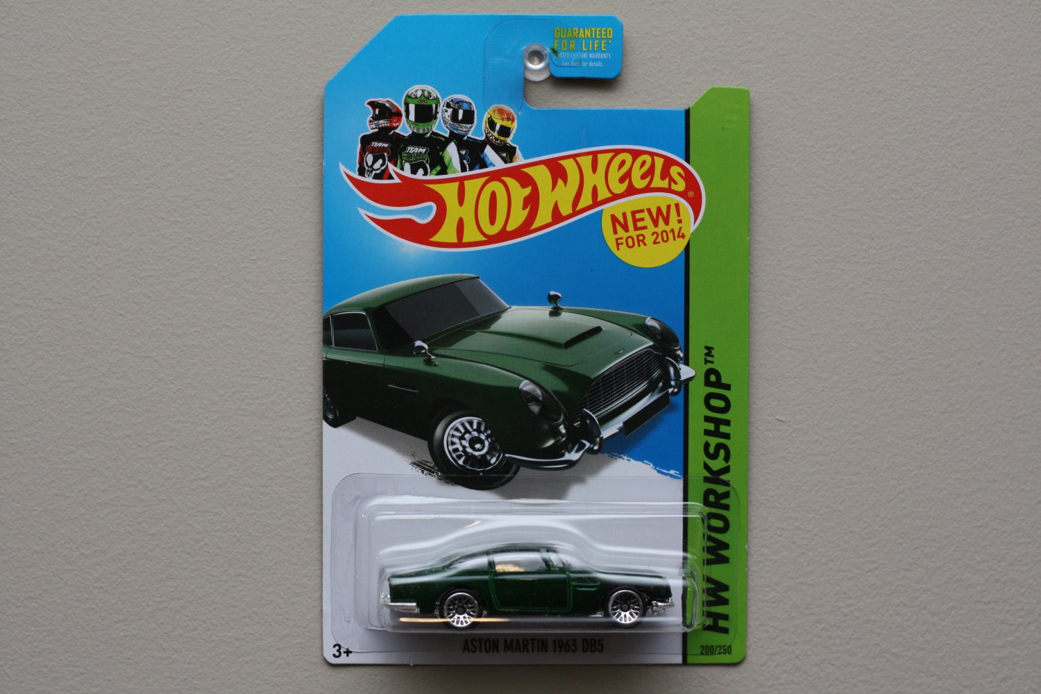 Hot Wheels 2014 HW Workshop Aston Martin 1963 DB5 (green)