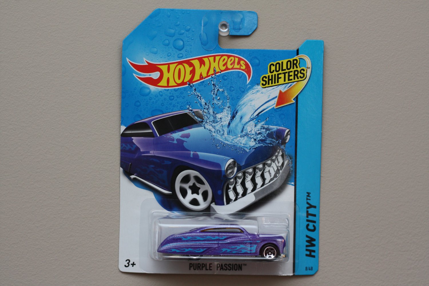 Hot Wheels 2014 Color Shifters Purple Passion Purple To Blue 0298