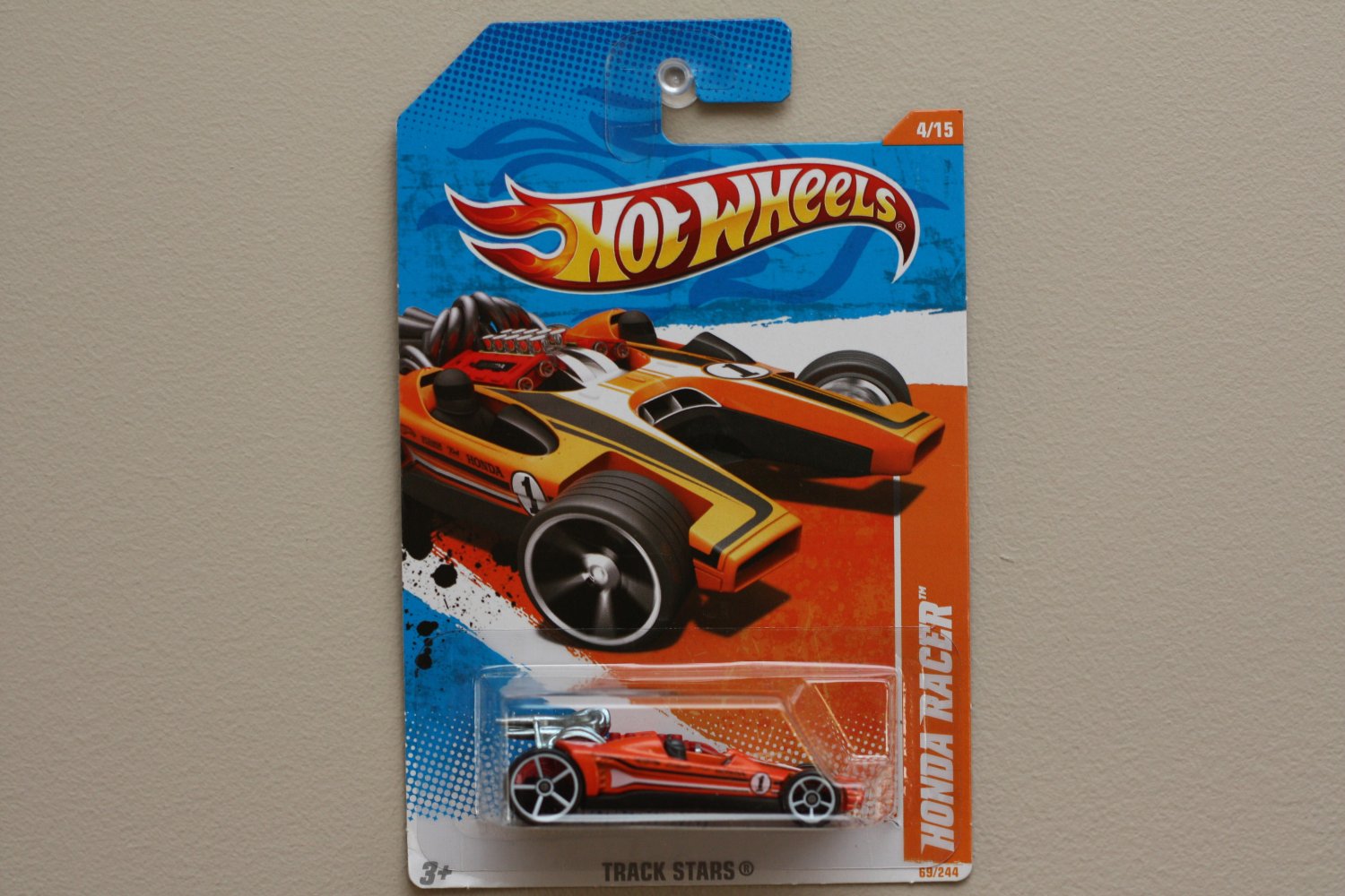 Hot Wheels 2011 Track Stars Honda Racer (orange)