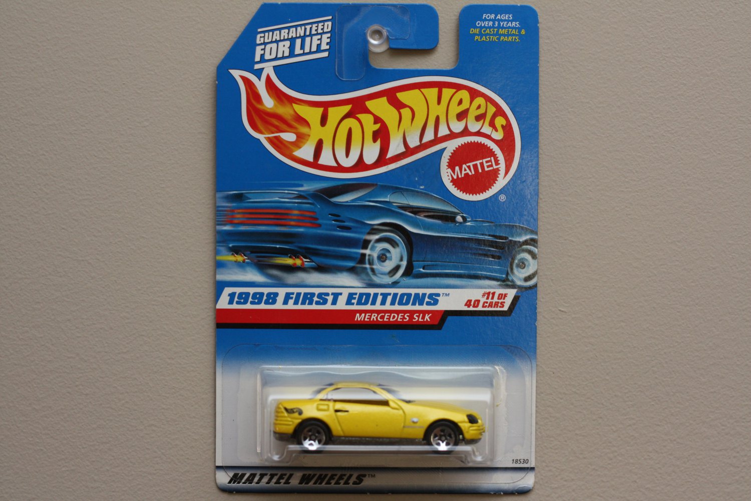 hot wheels 1998 first editions mercedes slk