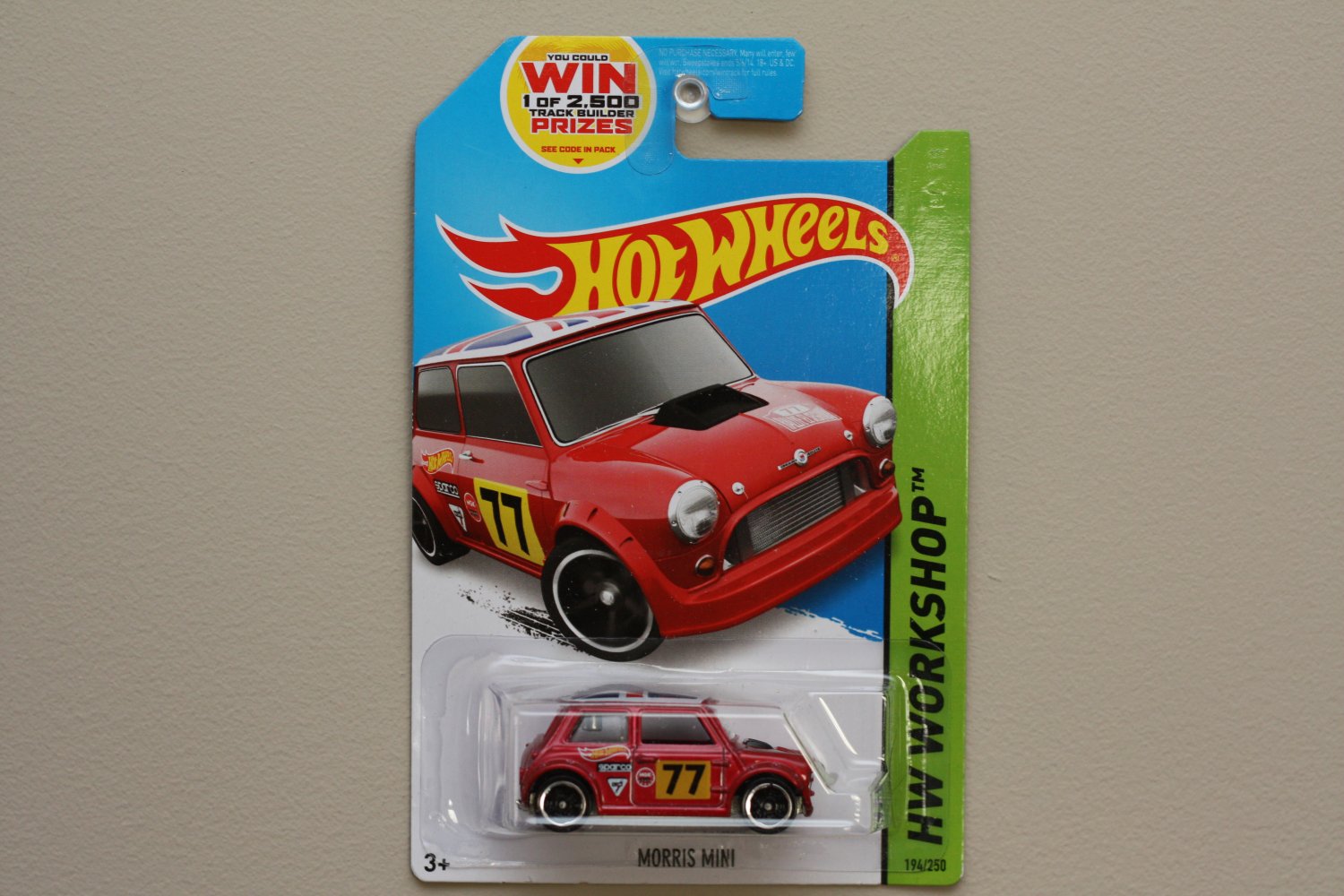 Hot Wheels 2014 HW Workshop Morris Mini (red)