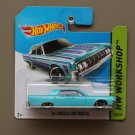 [MISSING TAMPO ERROR] Hot Wheels 2014 HW Workshop '64 Lincoln Continental (turquoise)
