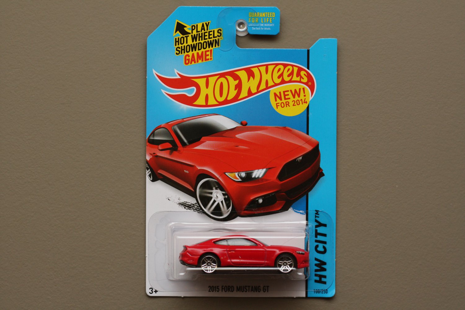 Hot Wheels 2014 HW City 2015 Ford Mustang GT (red)