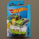 Hot Wheels 2014 HW City The Homer (The Simpsons) (green) (SEE CONDITION)