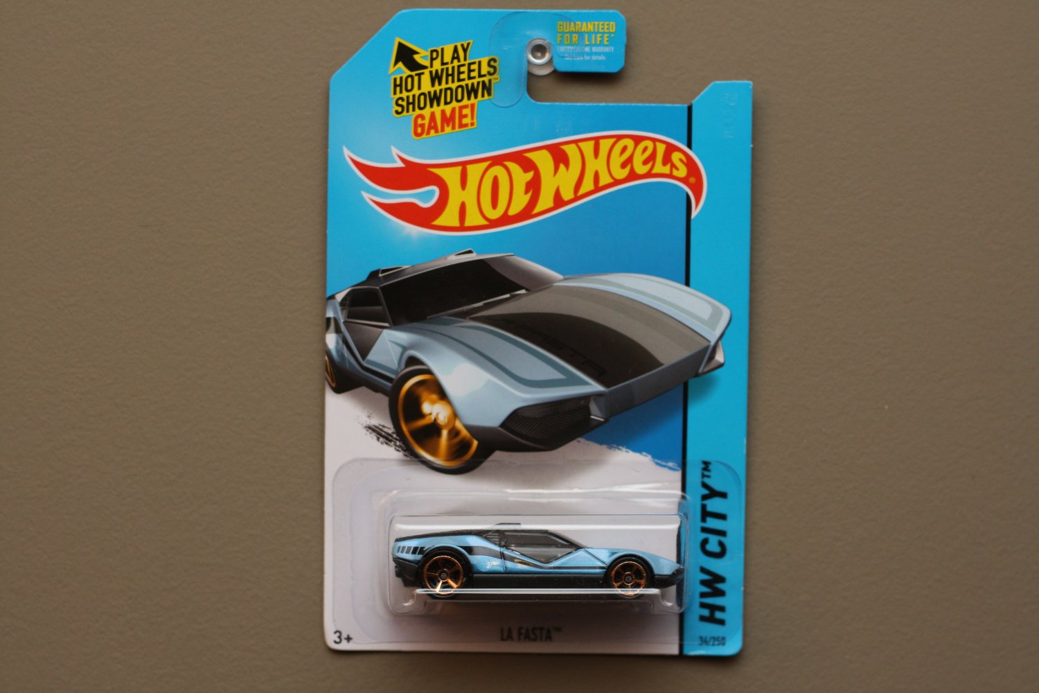 Hot Wheels 2014 HW City La Fasta (blue) (Treasure Hunt)
