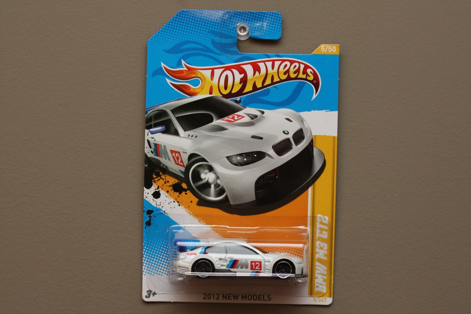 Hot Wheels 2012 New Models BMW M3 GT2 (white)