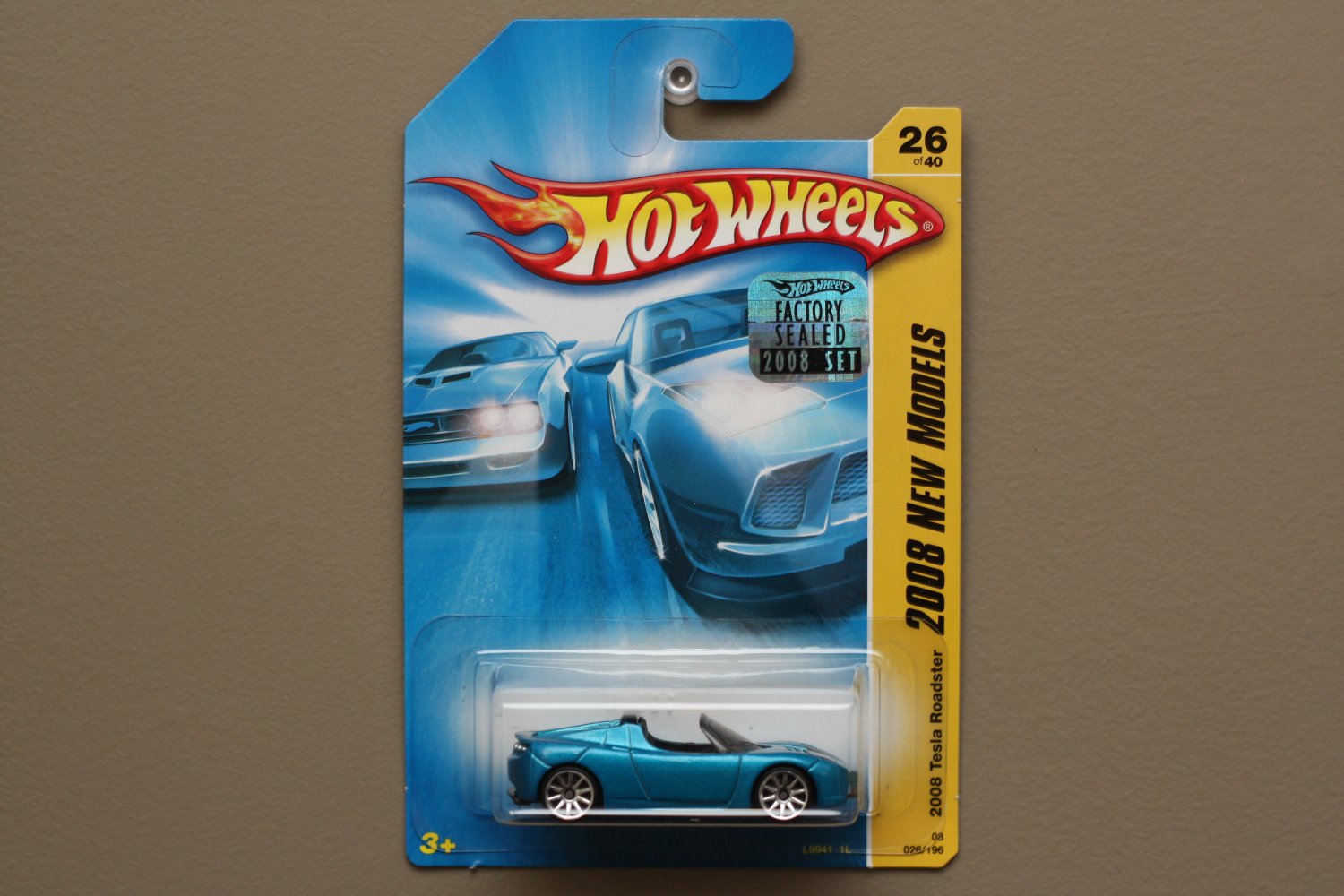 Hot Wheels 2008 New Models 2008 Tesla Roadster (blue)