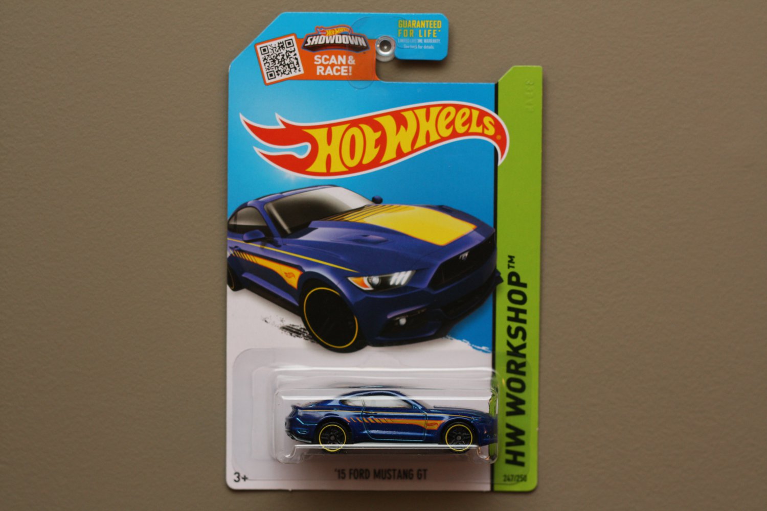 Hot Wheels 2015 HW Workshop '15 Ford Mustang GT (blue)