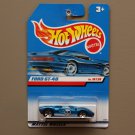 Hot Wheels 1999 First Editions Ford GT-40 (blue)