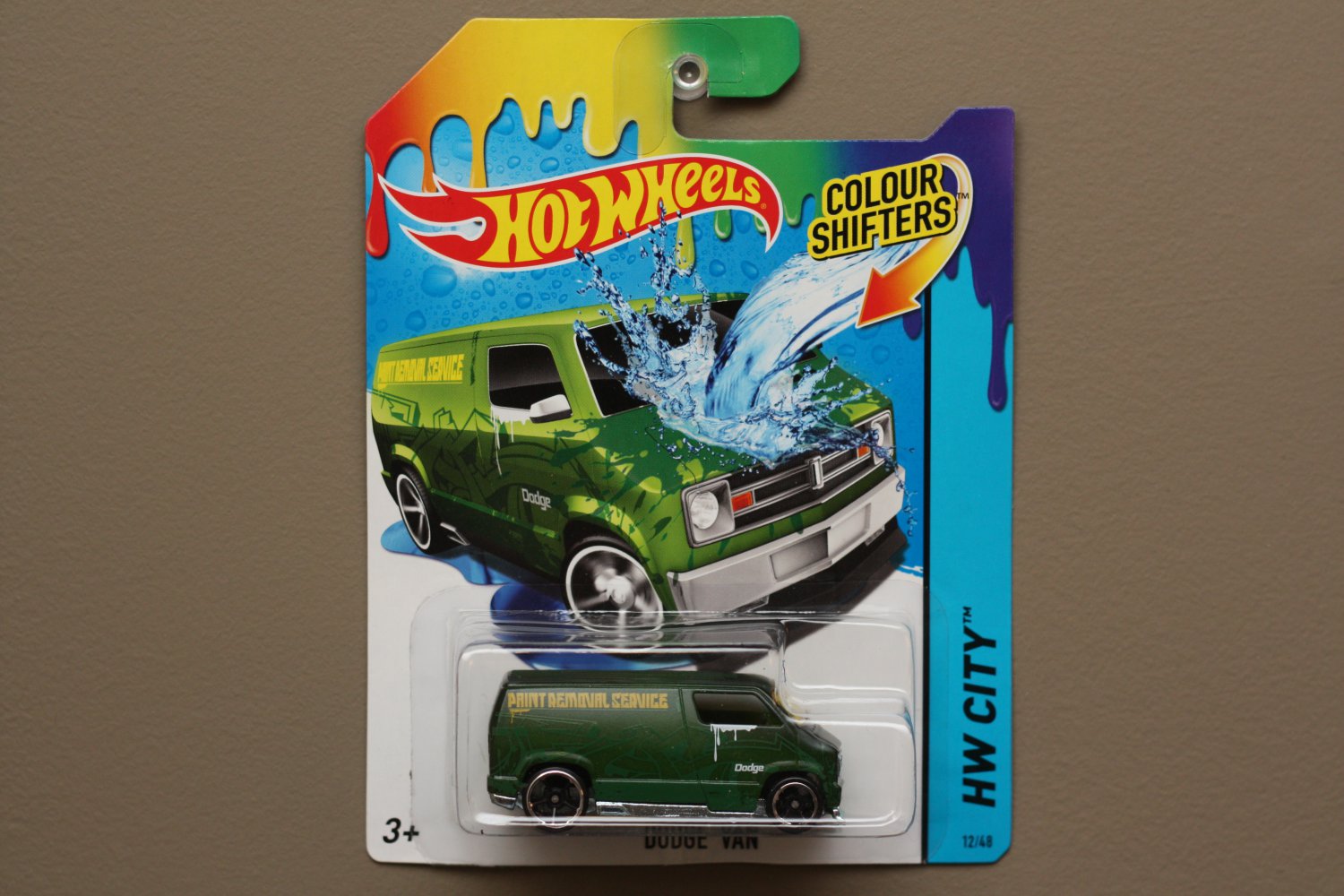 hot wheels green van