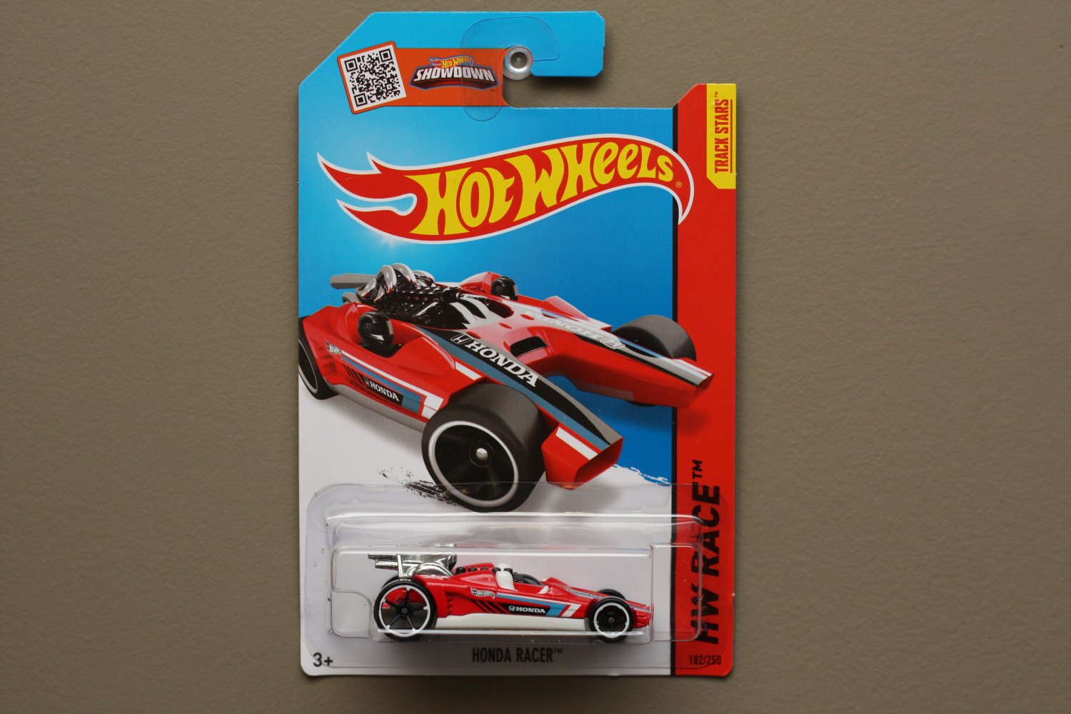 Hot Wheels 2015 Hw Race Honda Racer Red