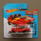 [MISSING PIECE ERROR] Hot Wheels 2015 HW City Loopster (red) (no riders variation)