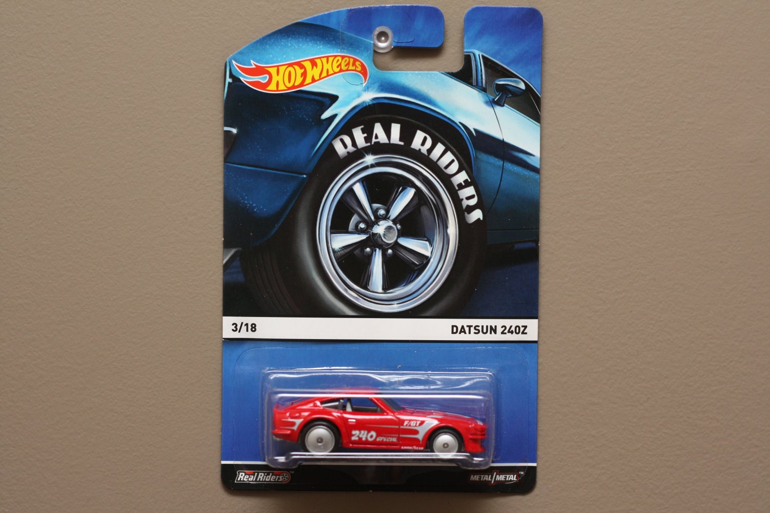 Hot Wheels 2015 Heritage Real Riders Datsun 240Z