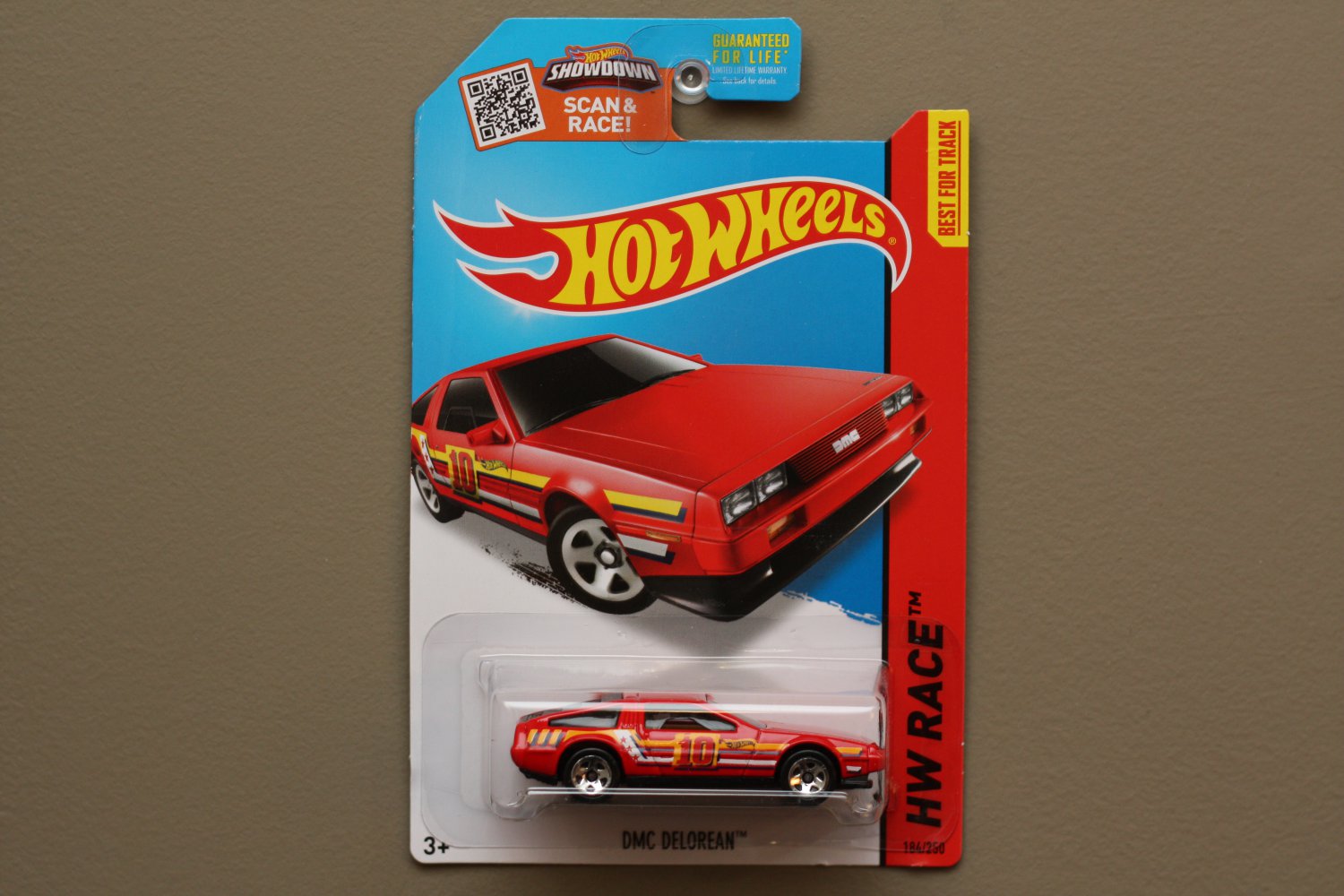 Hot Wheels 2015 HW Race DMC Delorean (red) (SEE CONDITION)